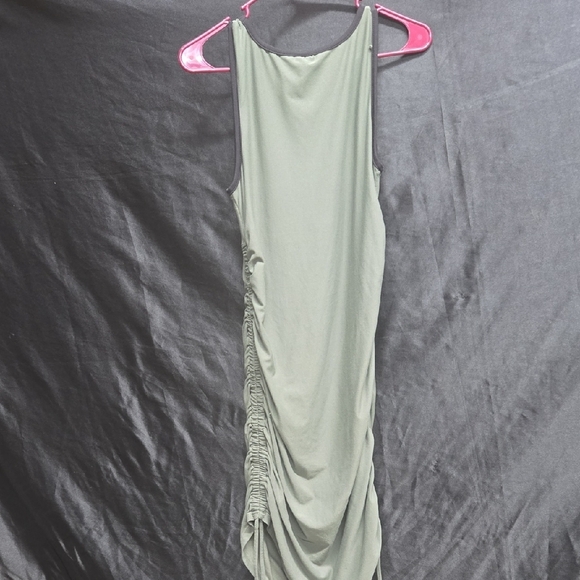 No Boundaries Green 'Good Vibes' Tank Dress - Picture 7 of 7